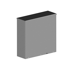 Wiegmann RSC181808G RSC Tack Welded Enclosure, 18 in W 8 in D 18 in H, NEMA 1/3R NEMA Rating, Steel