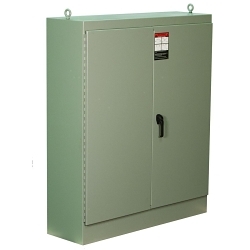 Wiegmann WA904820FSD WA-FSD 2-Door Enclosure, 48.12 in W 20.12 in D 90.12 in H, NEMA 12 NEMA Rating, Carbon Steel