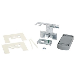 Wiremold 25DTP-4 2-Compartment Tele-Power Pole, 2 Outlets, 10 ft 5 in L x 2-1/4 in W, Steel