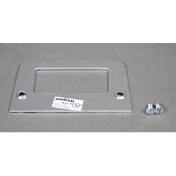 Wiremold 500-GFI Faceplate, 4-1/2 in L x 2-5/8 in W, Die Cast Aluminum