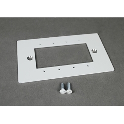 Wiremold EFB-MAAP Unassembled Floor Box Device Plate, 4-1/2 in L x 2-3/4 in W, 8 Gangs, Steel