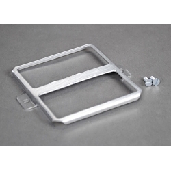 Wiremold M-2GFI Dual GFI Unassembled Modular Faceplate, 3-5/16 in L x 3 in W, Aluminum