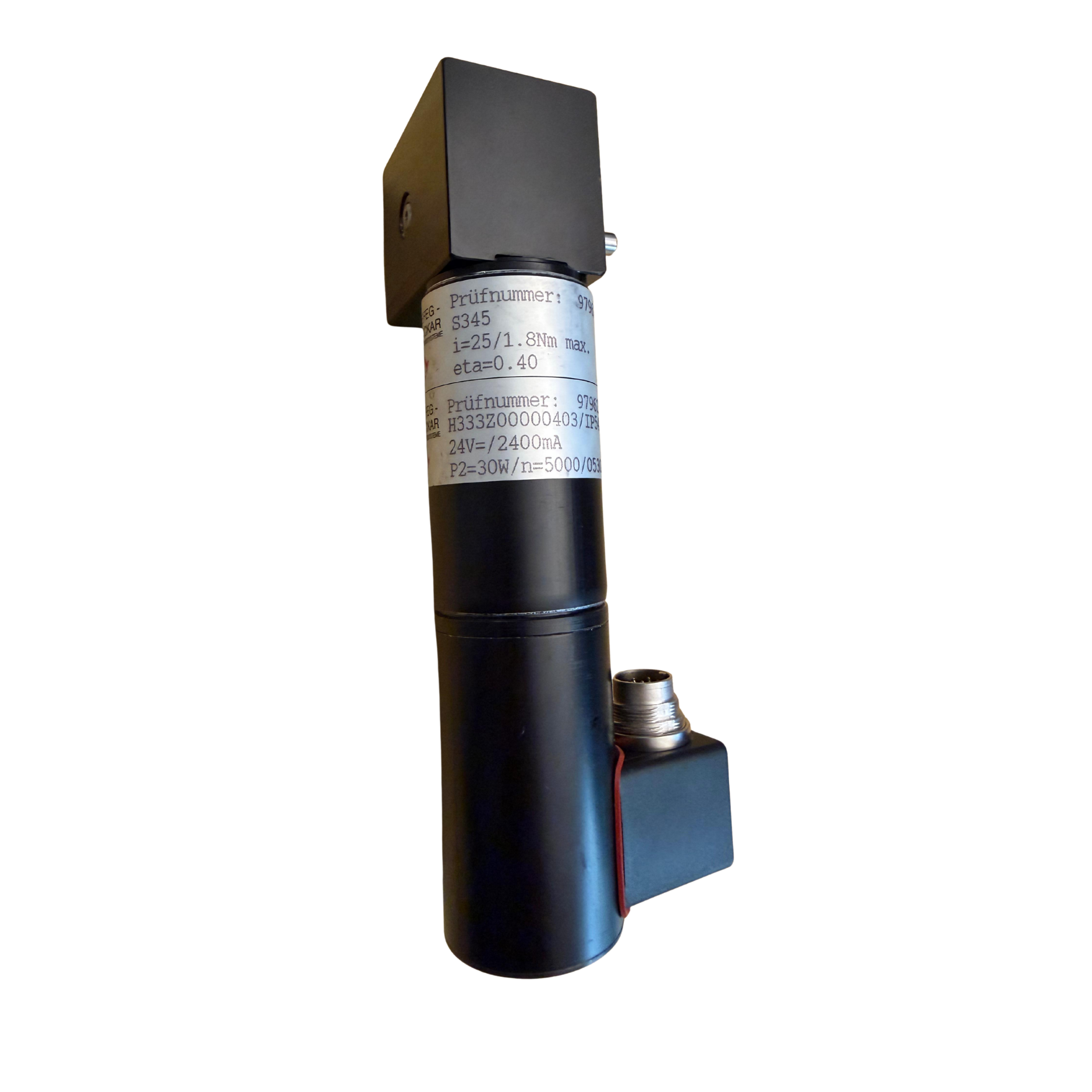 GEFeg-Neckar S345-24V-Gear-Motor-25-1-1-8NM