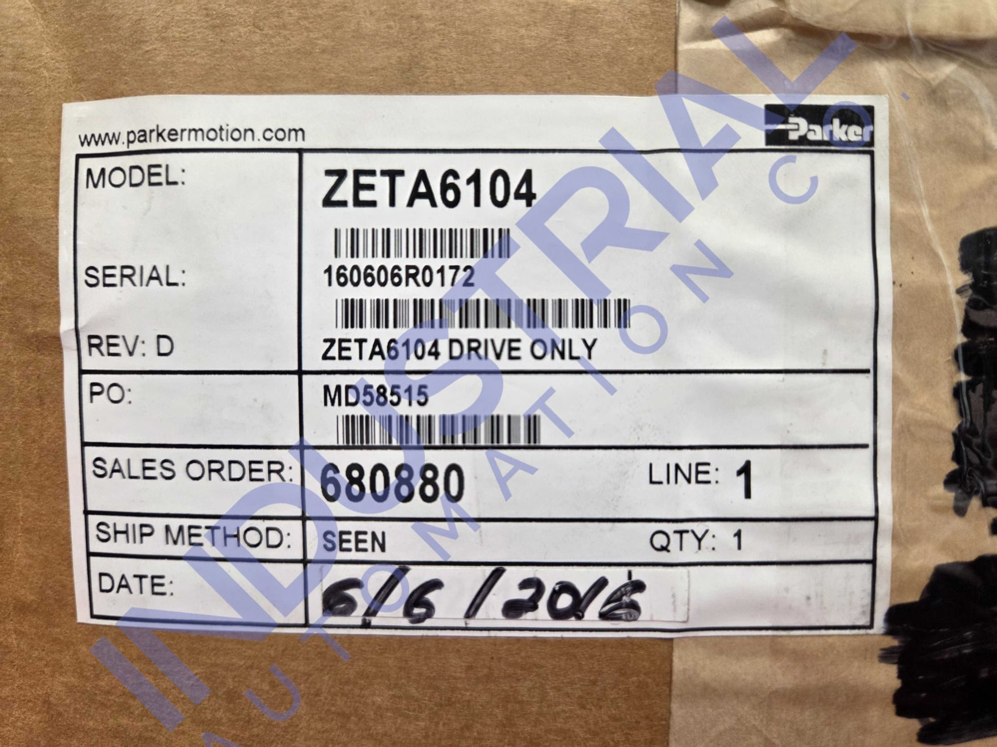 Parker Automation ZETA6104