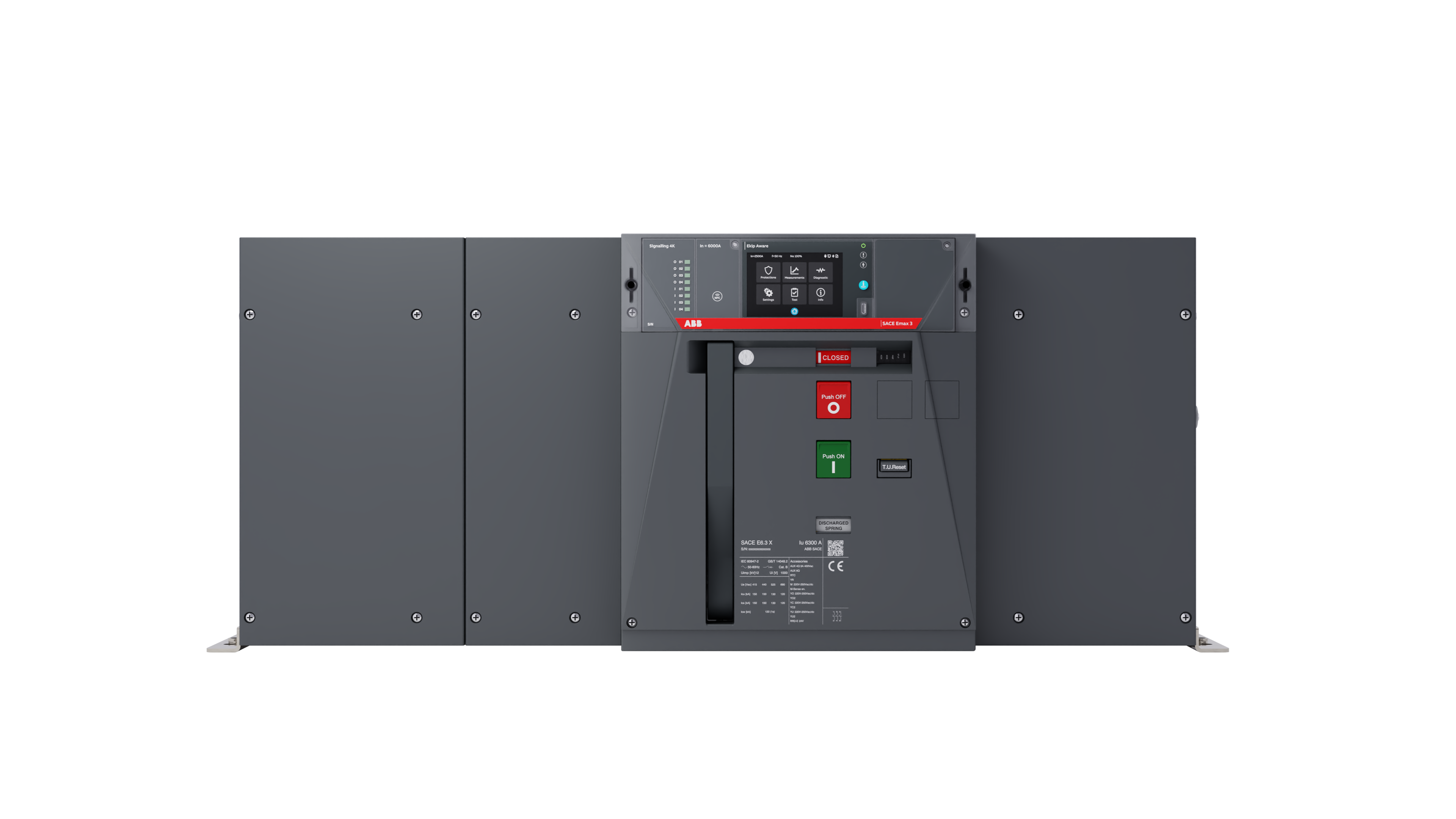 SACE Emax 3 E6.3H 4000 Ekip Aware LSI 3p FHR
