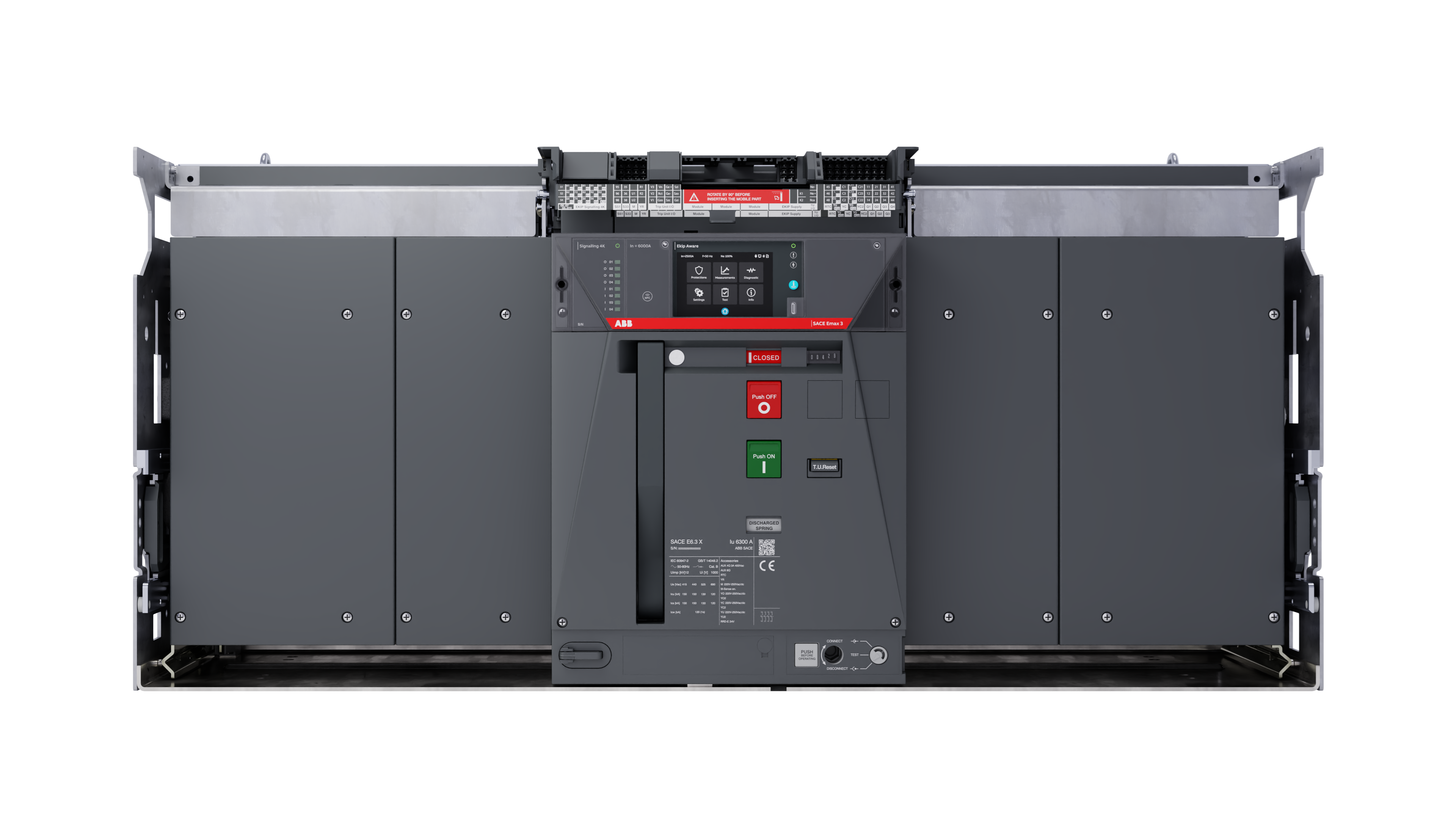 SACE Emax 3 E6.3H 6300 Ekip Aware LSI 4p WMP