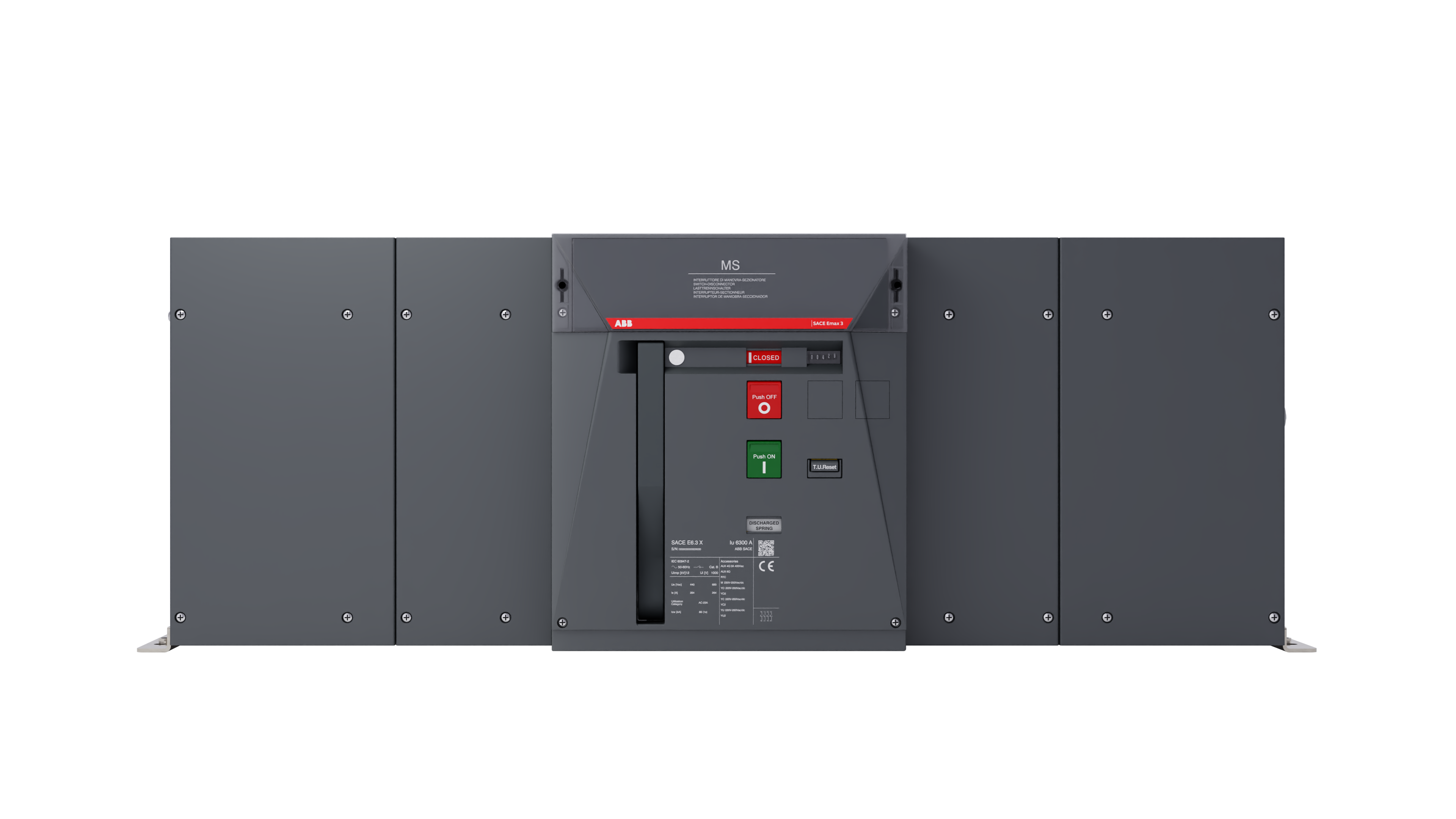 SACE Emax 3 E6.3X/MS 5000 4p FHR