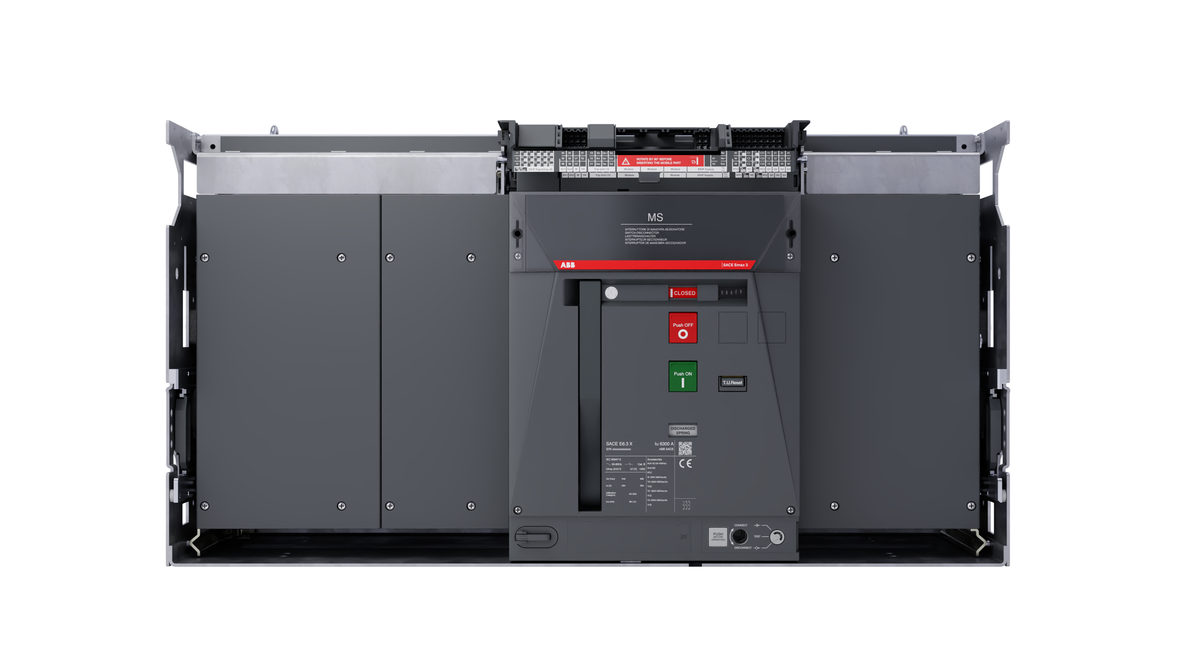 SACE Emax 3 E6.3X/MS 4000 3p WMP