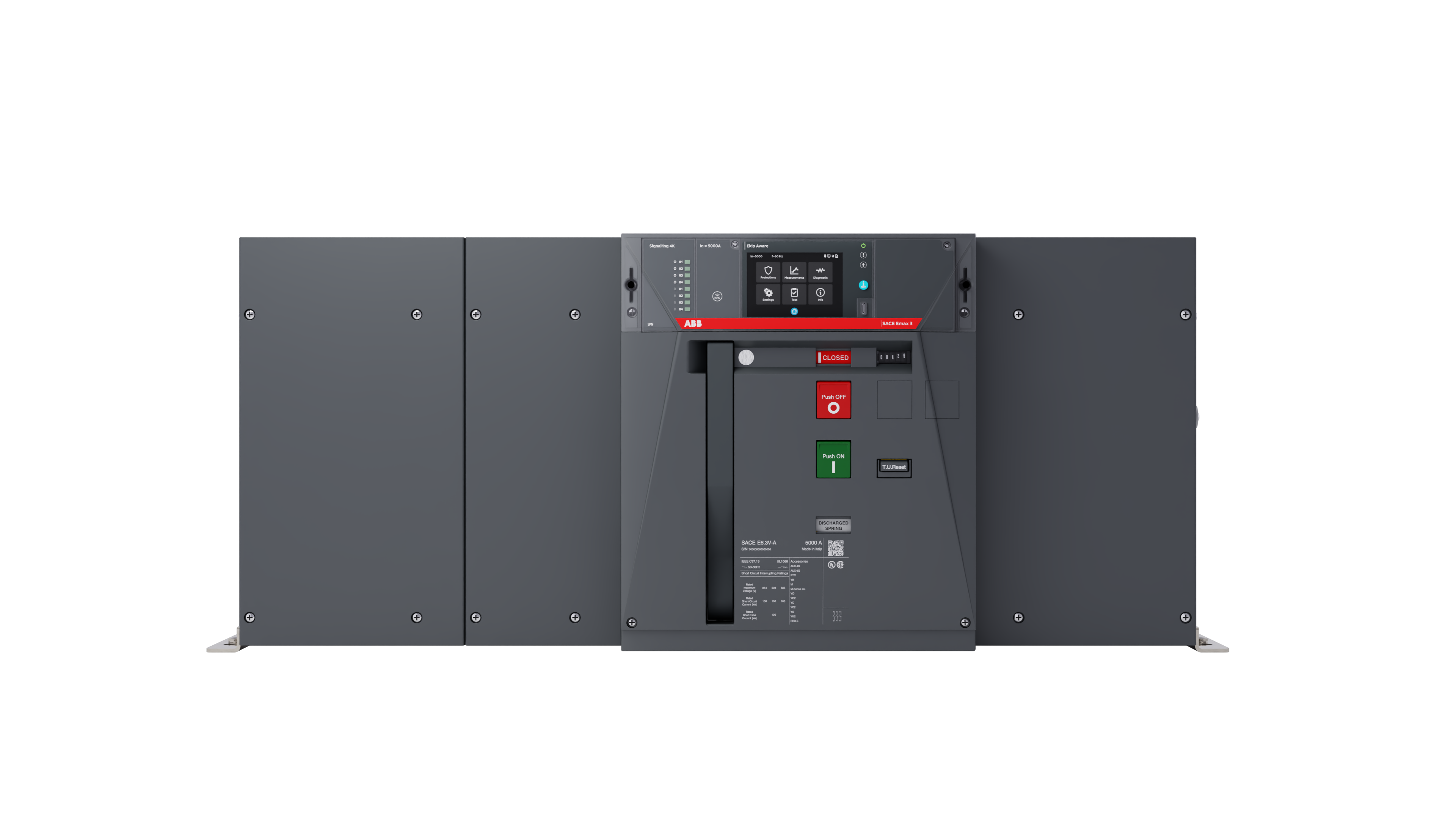 SACE Emax 3 E6.3V-A 4000 Ekip Aware LI 3p FHR