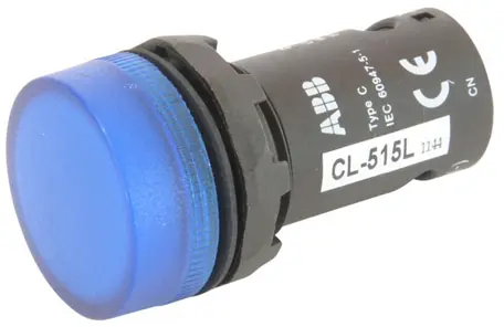 ABB CL-515L COMPACT P.L. INTEGR. LED 130VDC, BLUE