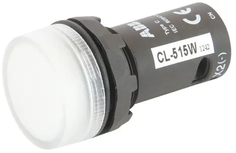 ABB CL-515W COMPACT P.L. INTEGR. LED 130VDC, WHITE