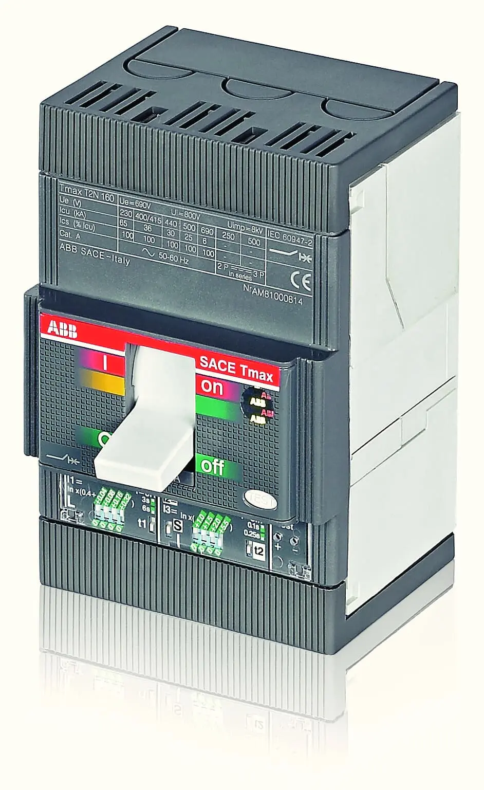 ABB T2N 160 PR221DS-LS In=160A 3p F F + Acc