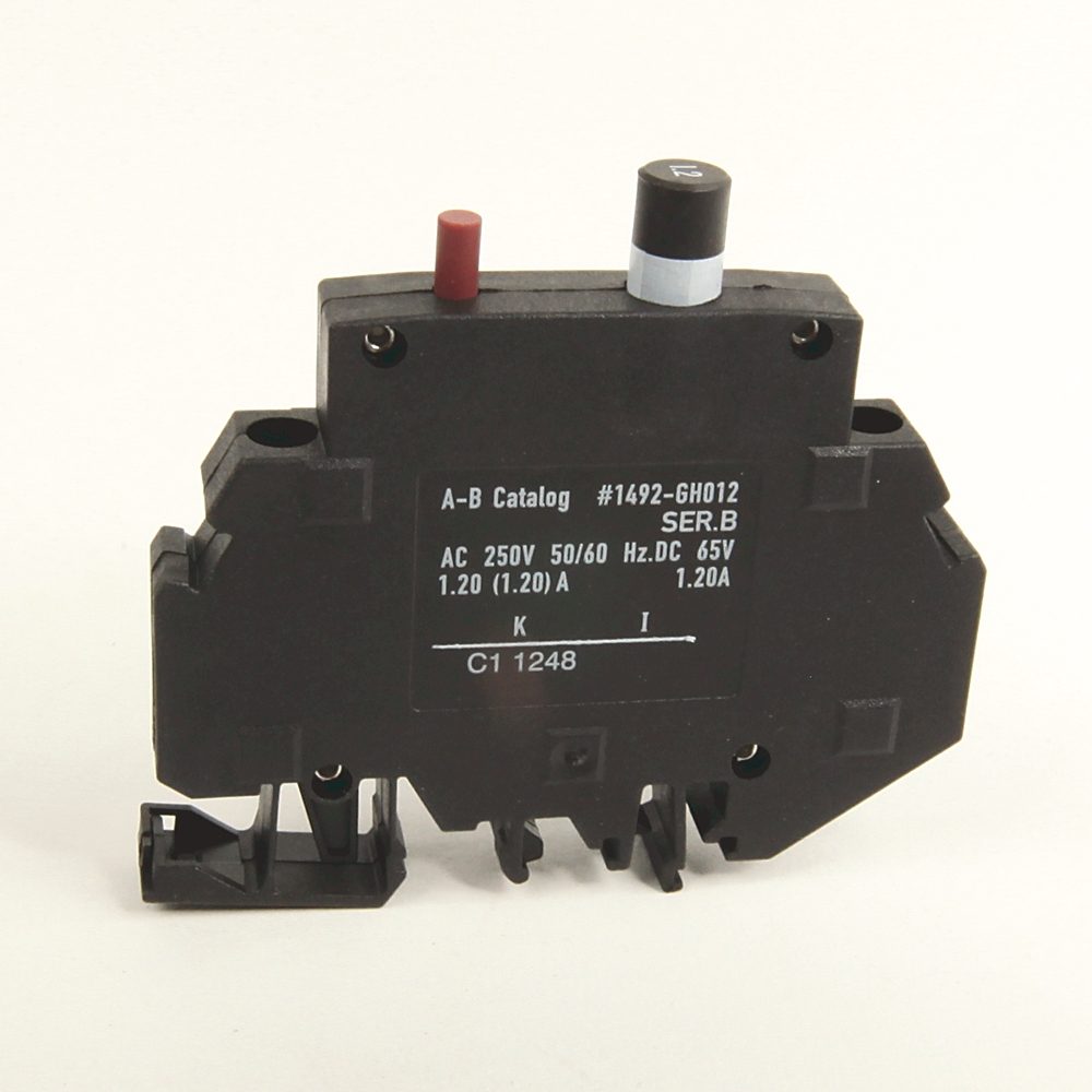 Allen-Bradley 1492-GH015 Bulletin 1492 miniature circuit breaker (MCB) provides supplementary protection for control circuits and equipment. This 1-po
