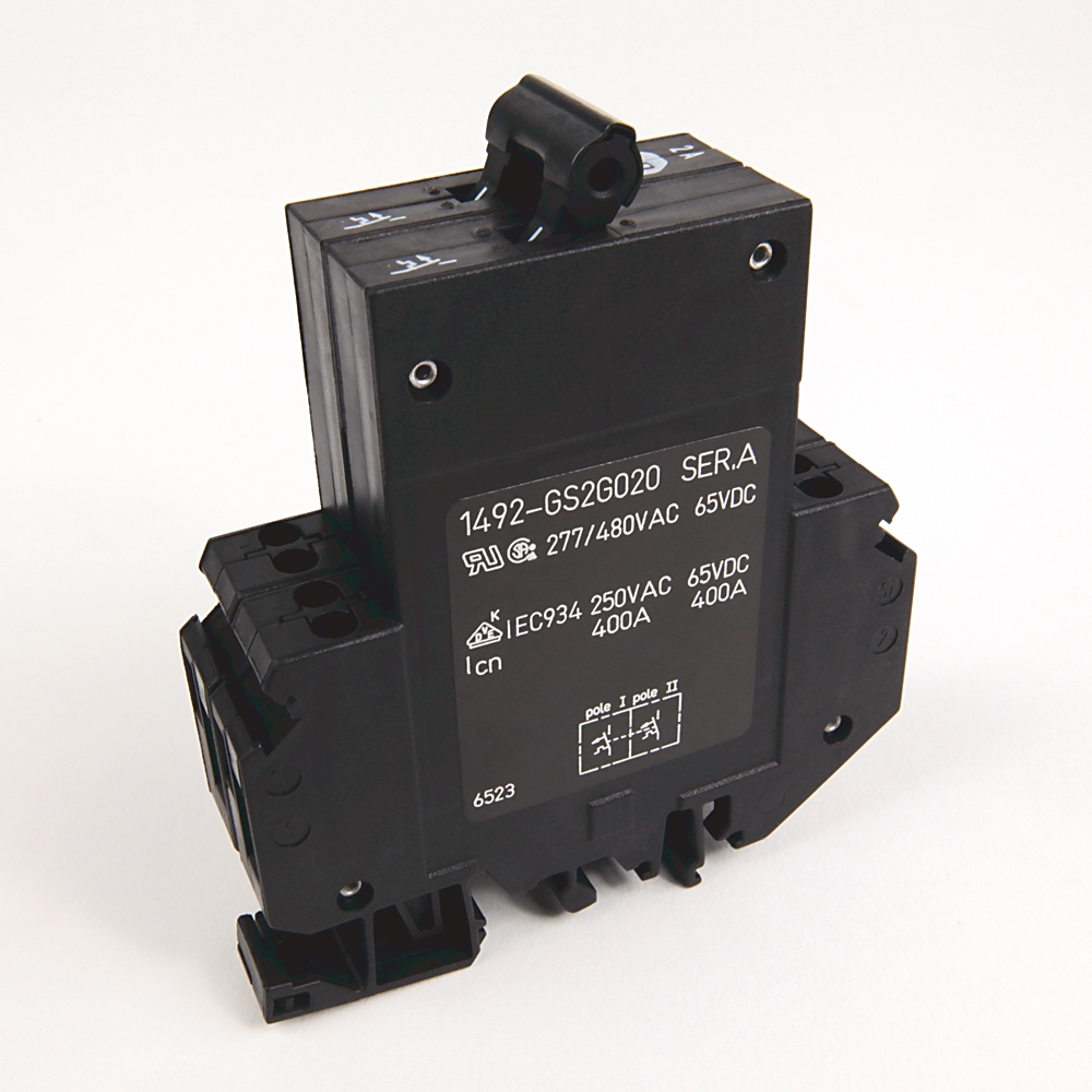 Allen-Bradley 2 Pole High Den. Slim Mini.Cb 7 A 1492-GS2G070-H1