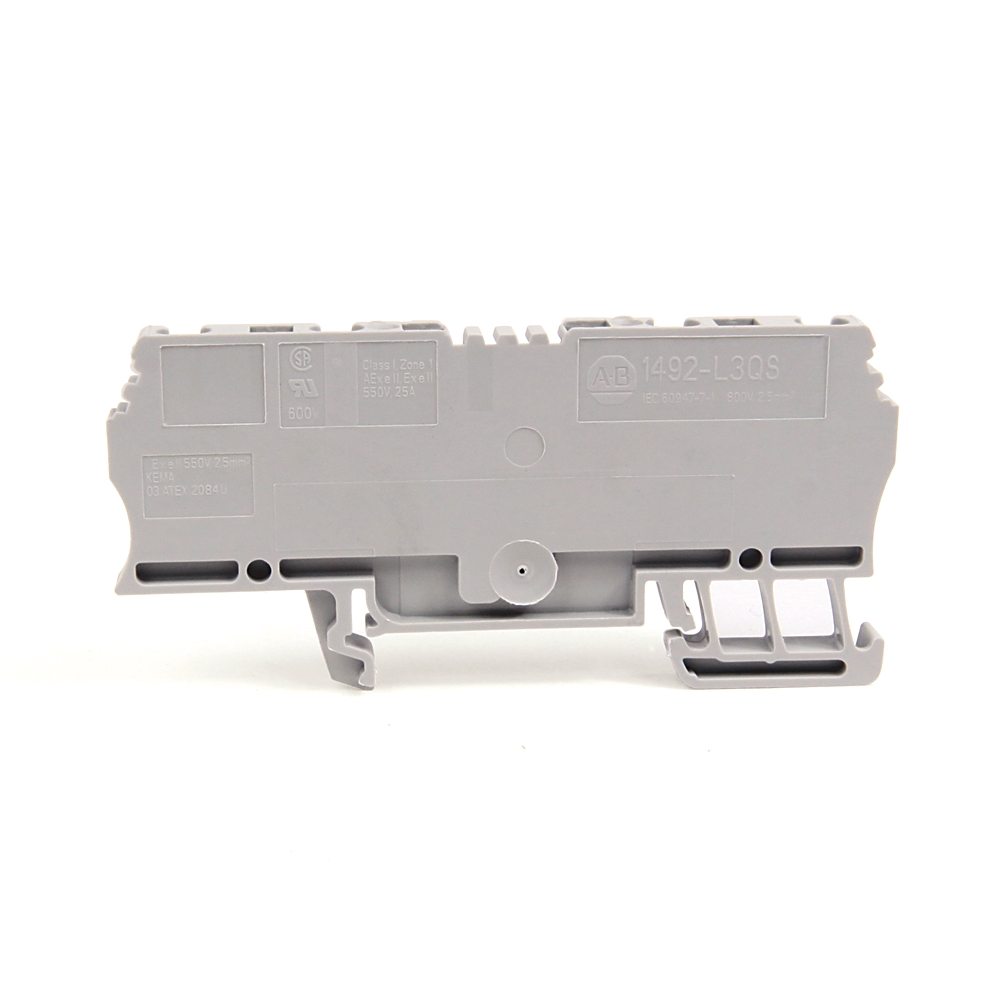 Allen-Bradley Side-By-Side 2Ckt Feed-Through Blk,2.5mm 1492-L3QS-OR