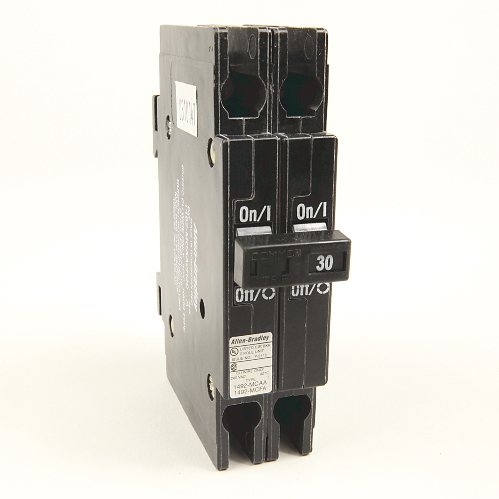 Allen-Bradley Ckt Brkr, 30A 2Pole Ul489/Csa Ul489/Csa 1492-MCAA2H30