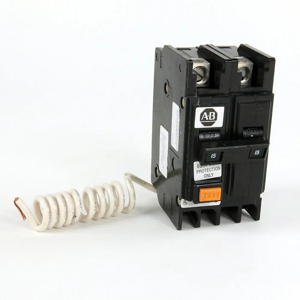 Allen-Bradley 1492-MCGAT115 Bulletin 1492 miniature circuit breaker, 1-pole, 15A rated current, C-curve tripping characteristic for moderate inrush lo