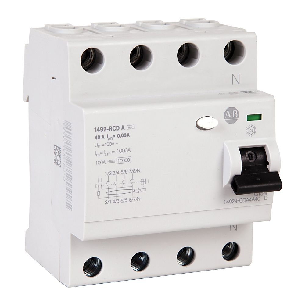 Allen-Bradley Residual Current Device 40 A 1492-RCDA4C40
