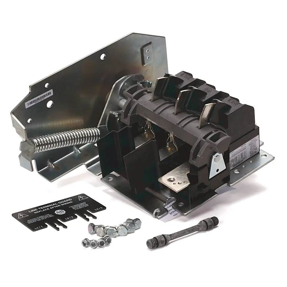 Allen-Bradley 1494V-DSX200 Bulletin 1494V disconnect switch, 200 amp, 600V AC, 3-pole, lever-operated, in a NEMA 1 general-purpose steel enclosure. Pr