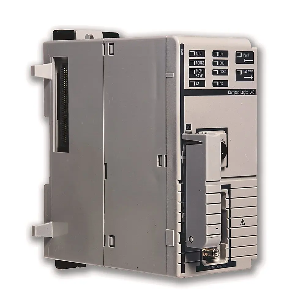 Allen-Bradley 1768-L45 CompactLogix L45 processor module for the 1768 series programmable automation controller (PAC). This controller provides high-p