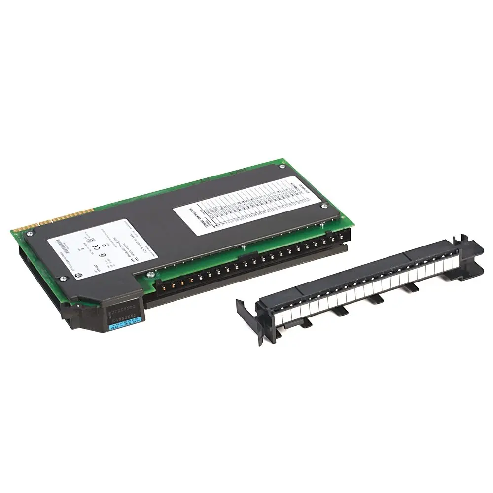 Allen-Bradley 1771-IBD 16-point discrete input module for Bulletin 1771 PLC-5 systems. Accepts 120V AC field signals from switches and sensors, conver