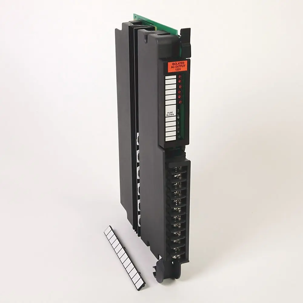 Allen-Bradley 1771-OD 16-point isolated AC output module for PLC-5 programmable controller systems. This Bulletin 1771 module provides 120V AC outputs