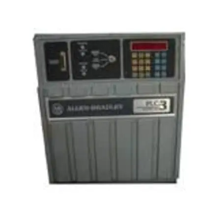 Allen-Bradley 1775-GA PLC-3 peripheral communication module with integrated wiring arm, part of the Bulletin 1775 legacy PLC-3 system. Facilitates com