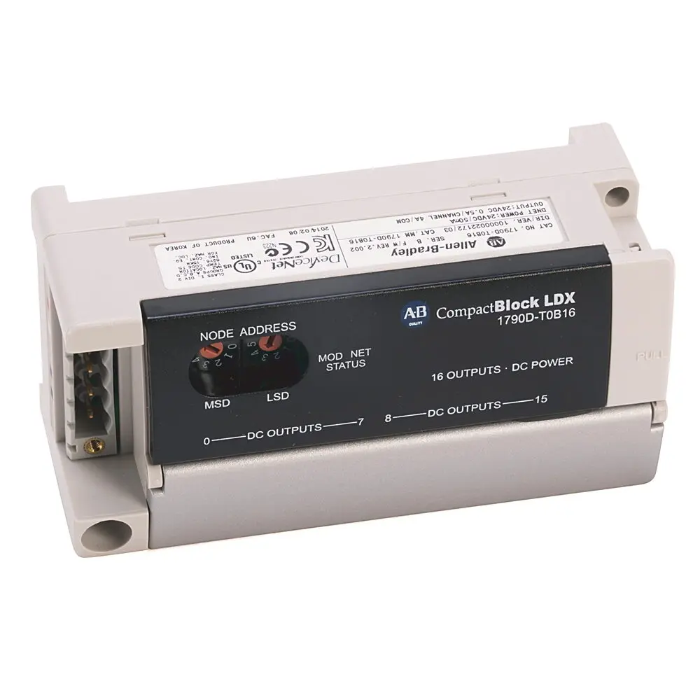 Allen-Bradley CompactBlock LDX 16 Point O/P Base Block 1790D-T0V16