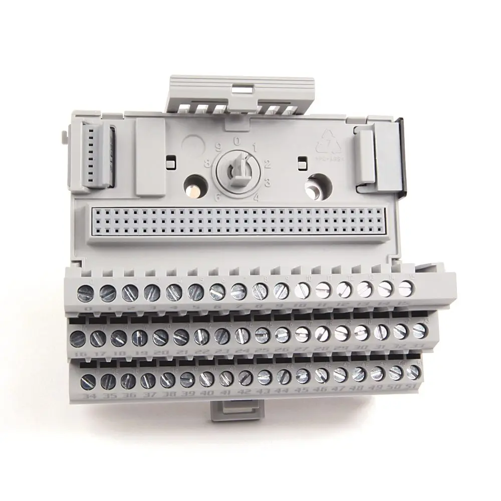 Allen-Bradley 1794-TB3GK Bulletin 1794 FLEX I/O terminal base unit, 3-slot DIN rail mount for FlexLogix controllers. Removable terminal blocks simplif