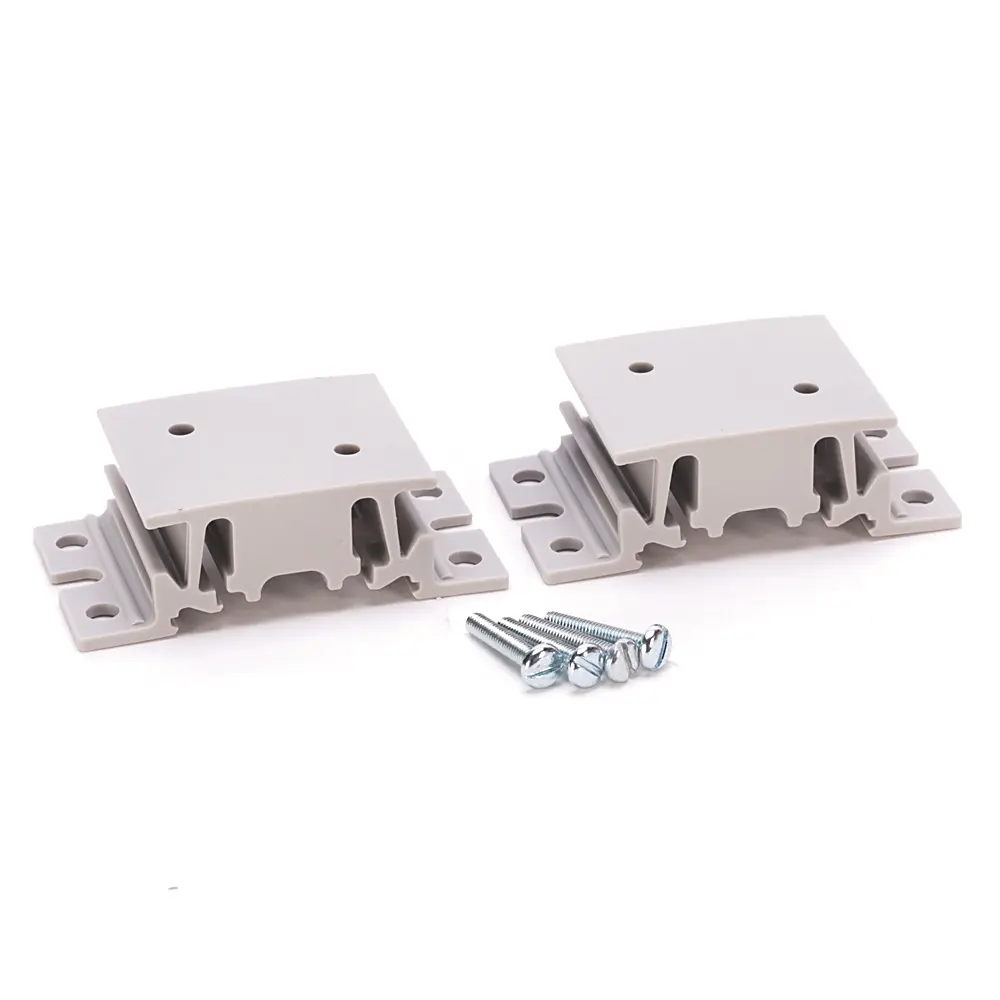 Allen-Bradley 1799-BRKD Bulletin 1799 DIN rail brackets are mounting accessories for secure installation of DIN rail-mounted components. These bracket