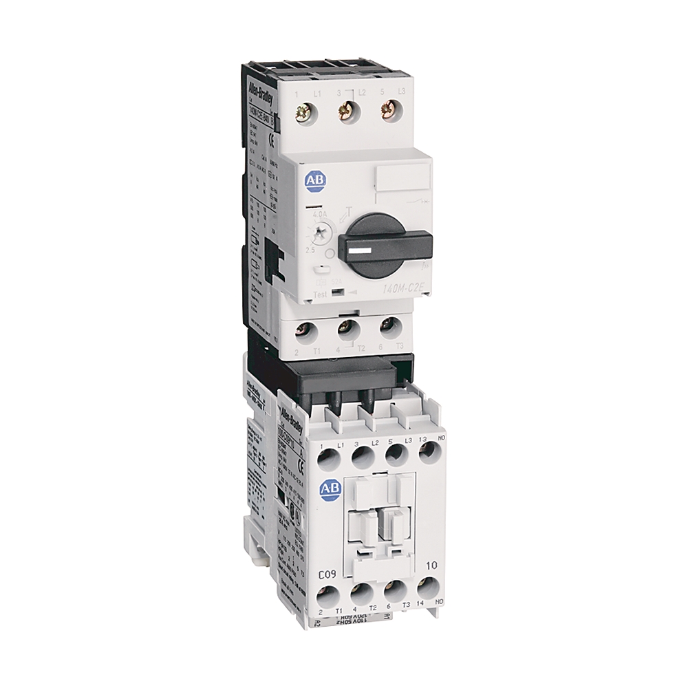 Allen-Bradley 6.3-10.0 A Economy Starter W/Ckt-Bkr 190E-AND2-CC10C-R