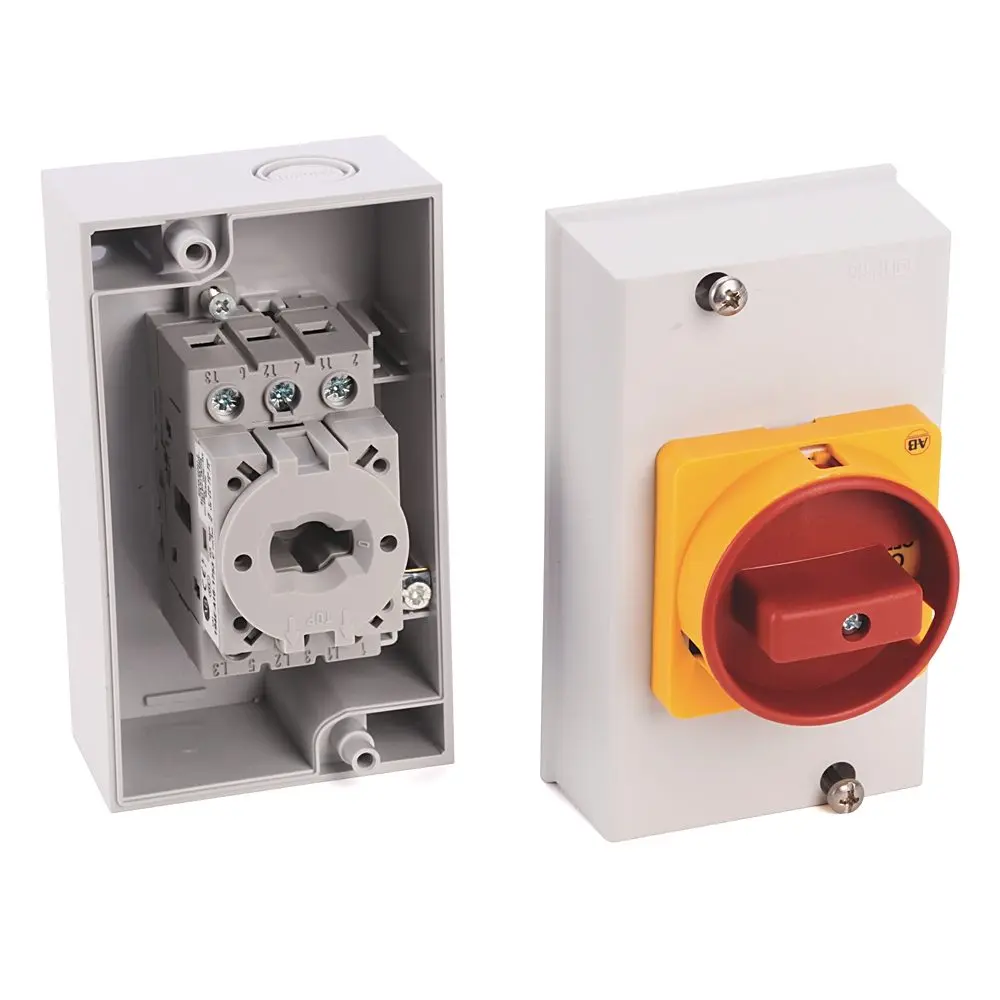 Allen-Bradley 194E-Y16M-1753-4N Bulletin 194E load switch, 3-pole, 16A thermal current, 690V AC, 7.5kW maximum power rating. IP66 enclosure provides p