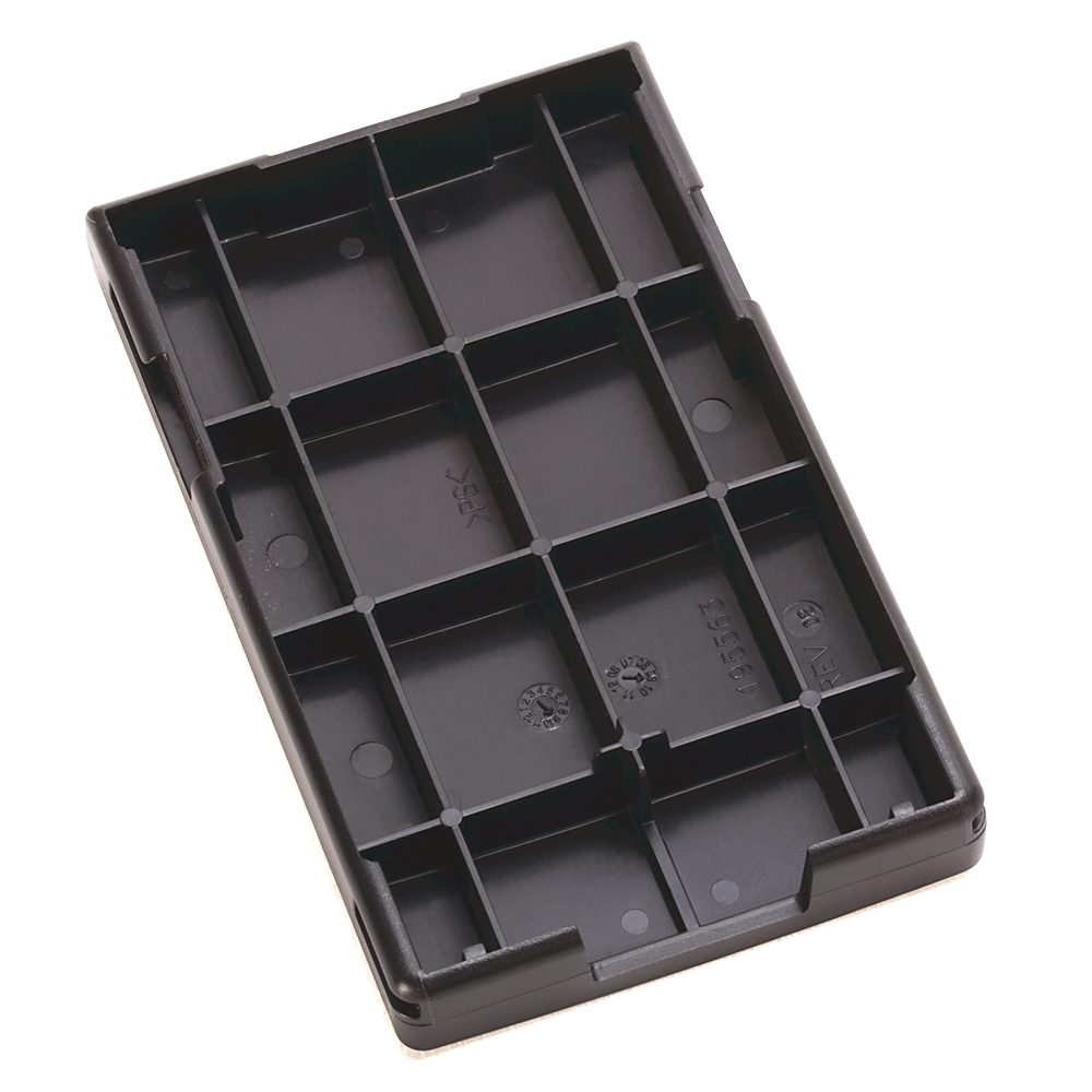 Allen-Bradley 20-HIM-A0 blank cover plate for the Human Interface Module (HIM) slot on PowerFlex 70, 700, and 700S AC drives. Provides a protective se