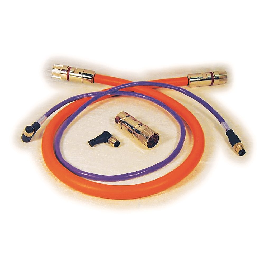 Allen-Bradley 2090-CFBM4DF-CDAF30 Bulletin 2090 motor feedback cable, 30-meter length, 4-pin M12 micro male connector on drive end and 4-pin M12 micro