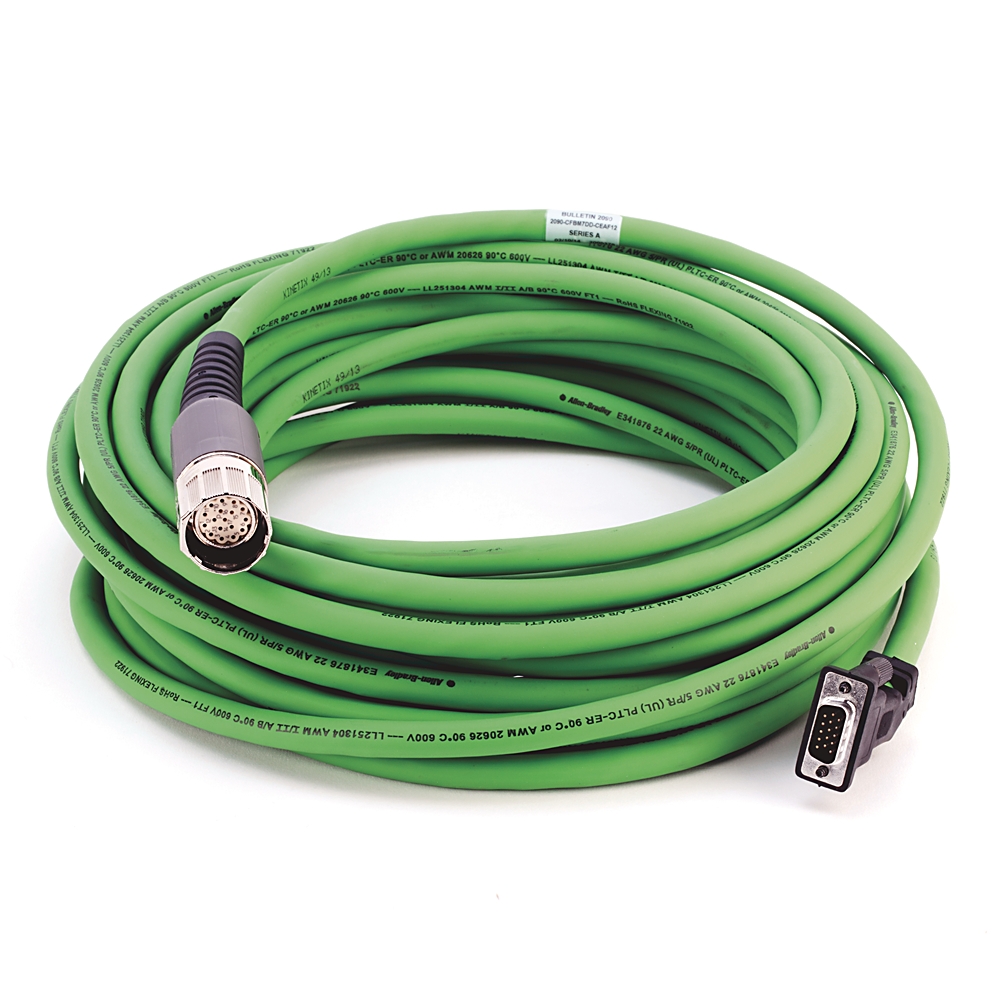 Allen-Bradley Kinetix 12m Flexible Cable 2090-CFBM7DD-CEAF12