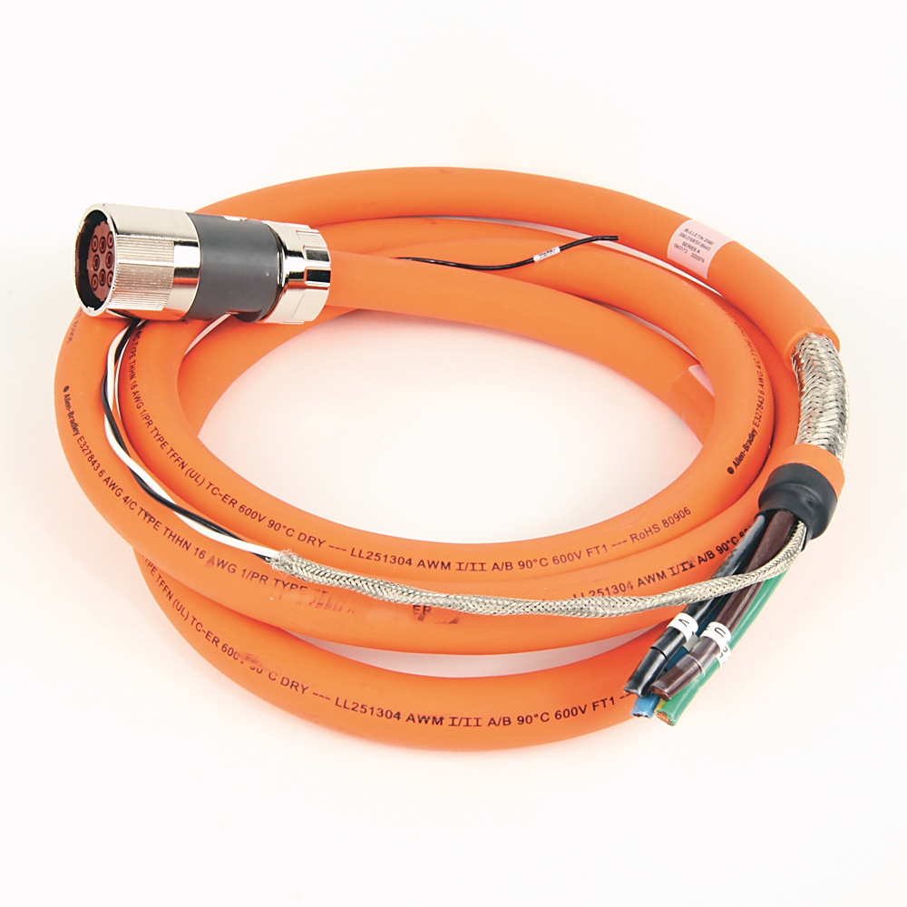 Allen-Bradley MP-Series 7m Power and Brake Cable 2090-CPBM7DF-06AA07