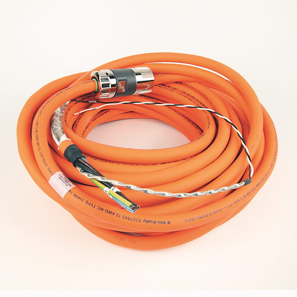 Allen-Bradley MP-Series 20m Continuous-Flex Cable 2090-CPBM7DF-10AF20