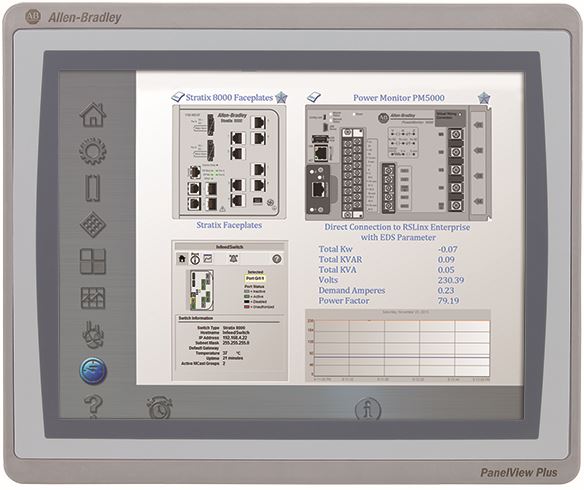 Allen-Bradley PanelView Plus 7 Standard 10 Terminal 2711P-T10C22D8S