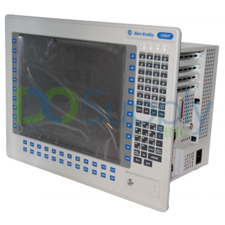 Allen-Bradley 6180P-12KSXP VersaView 1200P Integrated Display Computer with 12.1-inch color TFT touchscreen, integrated keypad, Intel Celeron processo