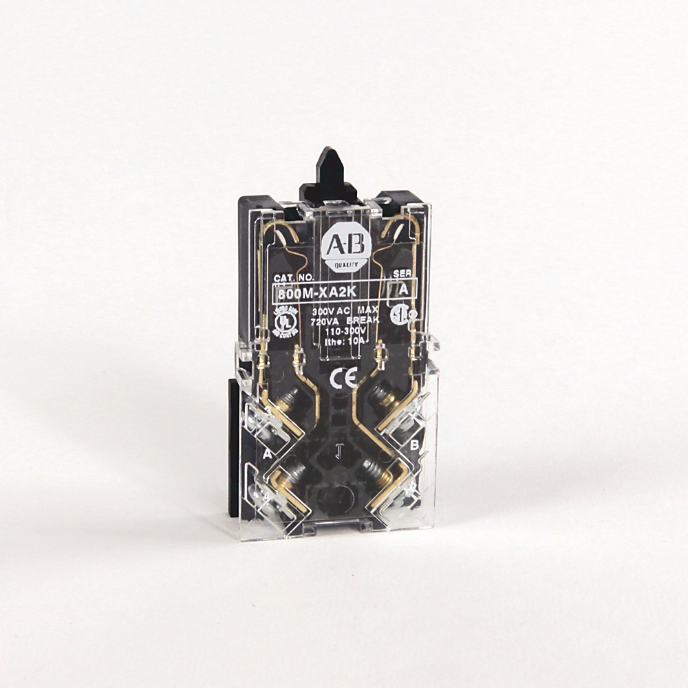 Allen-Bradley 22mm Contact Block 800M PB 800M-XA2K