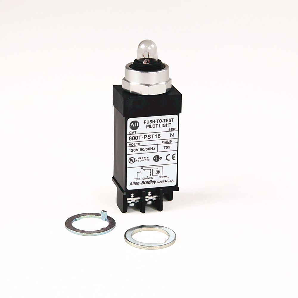 Allen-Bradley 18mm Pilot Light 800T PB 800T-PST16