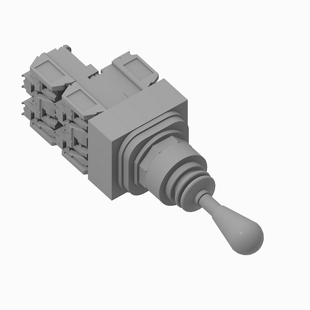 Allen-Bradley 30mm Toggle Switch 800T PB 800TC-T4T8AAEX