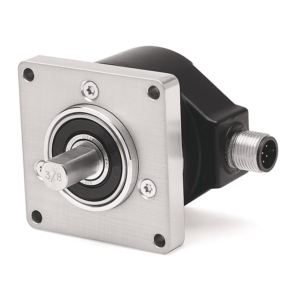 Allen-Bradley 847T-DN2C-RC00050 Bulletin 847T incremental rotary encoder with 50 mm hollow shaft for direct motor shaft mounting. Provides high-resolu