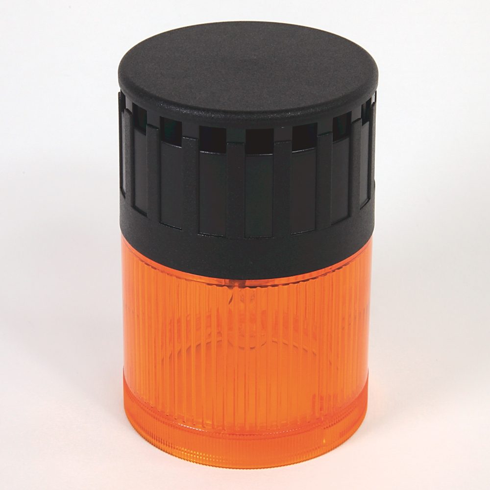 Allen-Bradley 855T-B10TL4 Bulletin 855T LED control tower stack light with 4 light modules (red, amber, green, blue) and clear lens, 10-30V DC operati