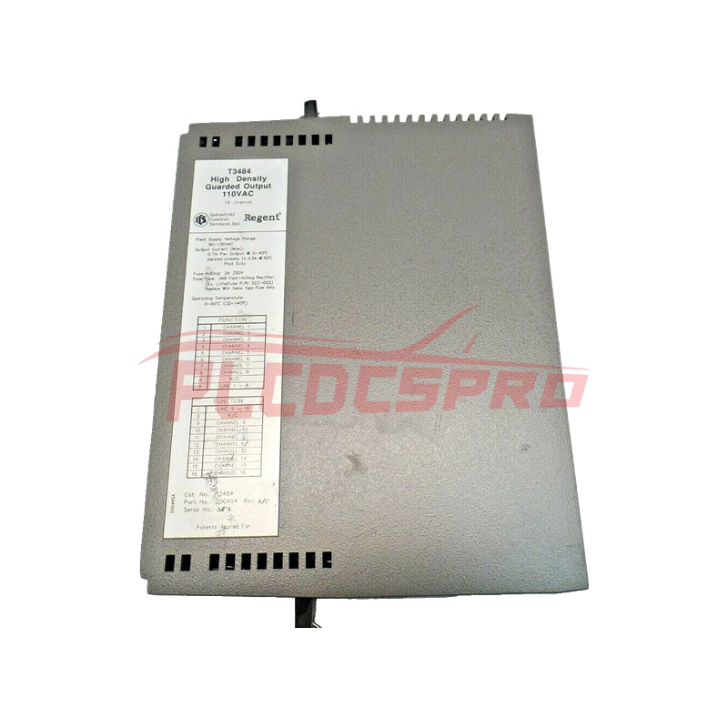Allen-Bradley ICS Triplex T3484 16 CH 110VAC Guarded High Density Output