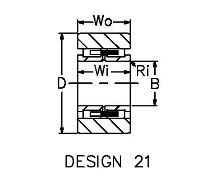 American Roller Bearing AM4558 Cluster Mill Bearing