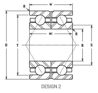 American Roller Bearing BAC5929D Angular Contact Double Bearing