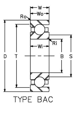 American Roller Bearing BAC71984 Angular Contact Bearing
