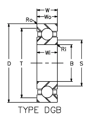 American Roller Bearing DGB41907 Deep Groove Bearing