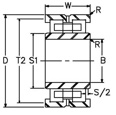 American Roller Bearing NNU4932 Double Row Bearing
